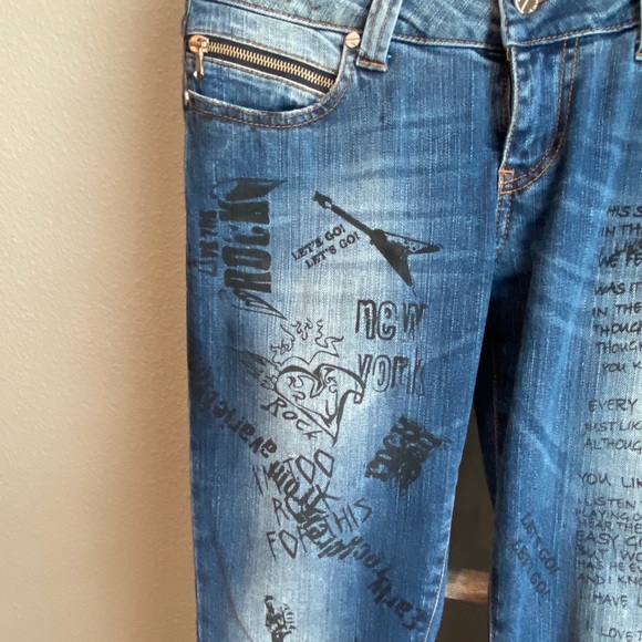 👖🎉 MET 🇮🇹 jeans size 28 - Picture 7 of 10